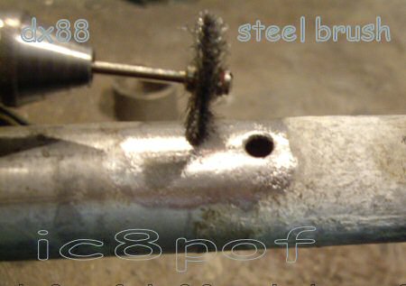 kt34 steel brush tube cleaning